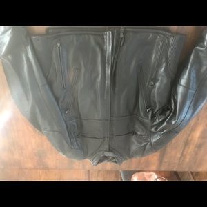 Harley-Davidson FXRG body armor leather jacket